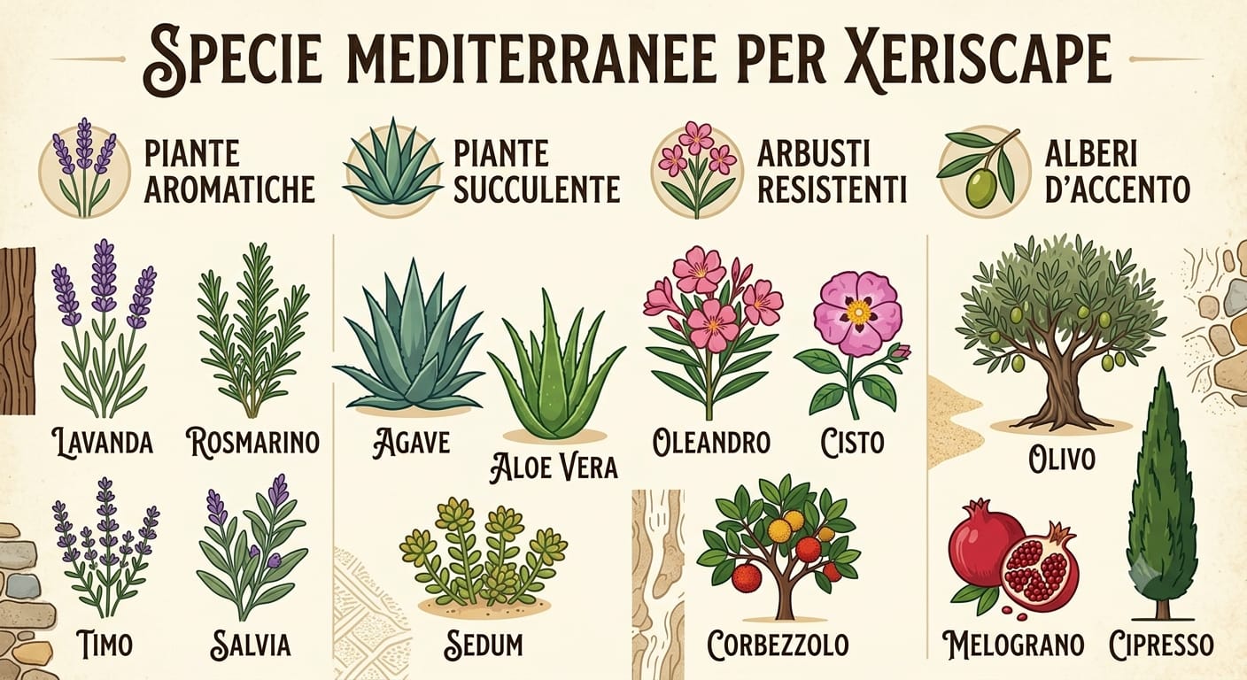 Giardini-a-Basso-Consumo-Idrico-Guida-allo-Xeriscape-Mediterraneo-vivaio-quali piante a basso consumo idrico – Evergreen progettazione giardini a Fondi scelta del vaso per il rinvaso